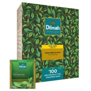 Dilmah Enveloped Pure Green Teabags 100/pkt.
