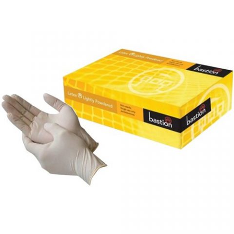 Disposable Gloves Latex Lightly Powdered 100/pkt. | Supplyco